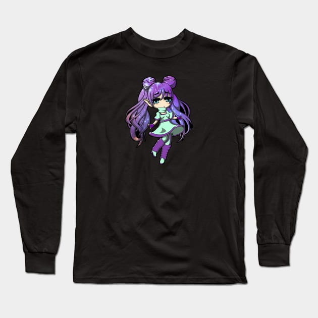 Space Elf Long Sleeve T-Shirt by Kristel's Kreations